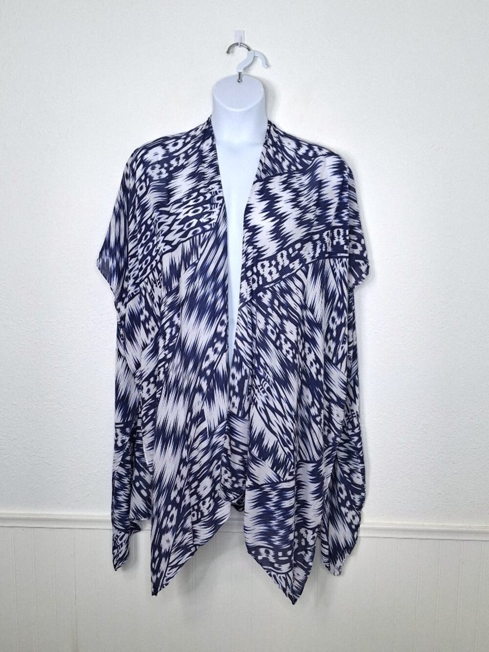 Michael Stars Tie Dye Kimono On Size Boho Coastal Beach Travel Cover up Hippie
